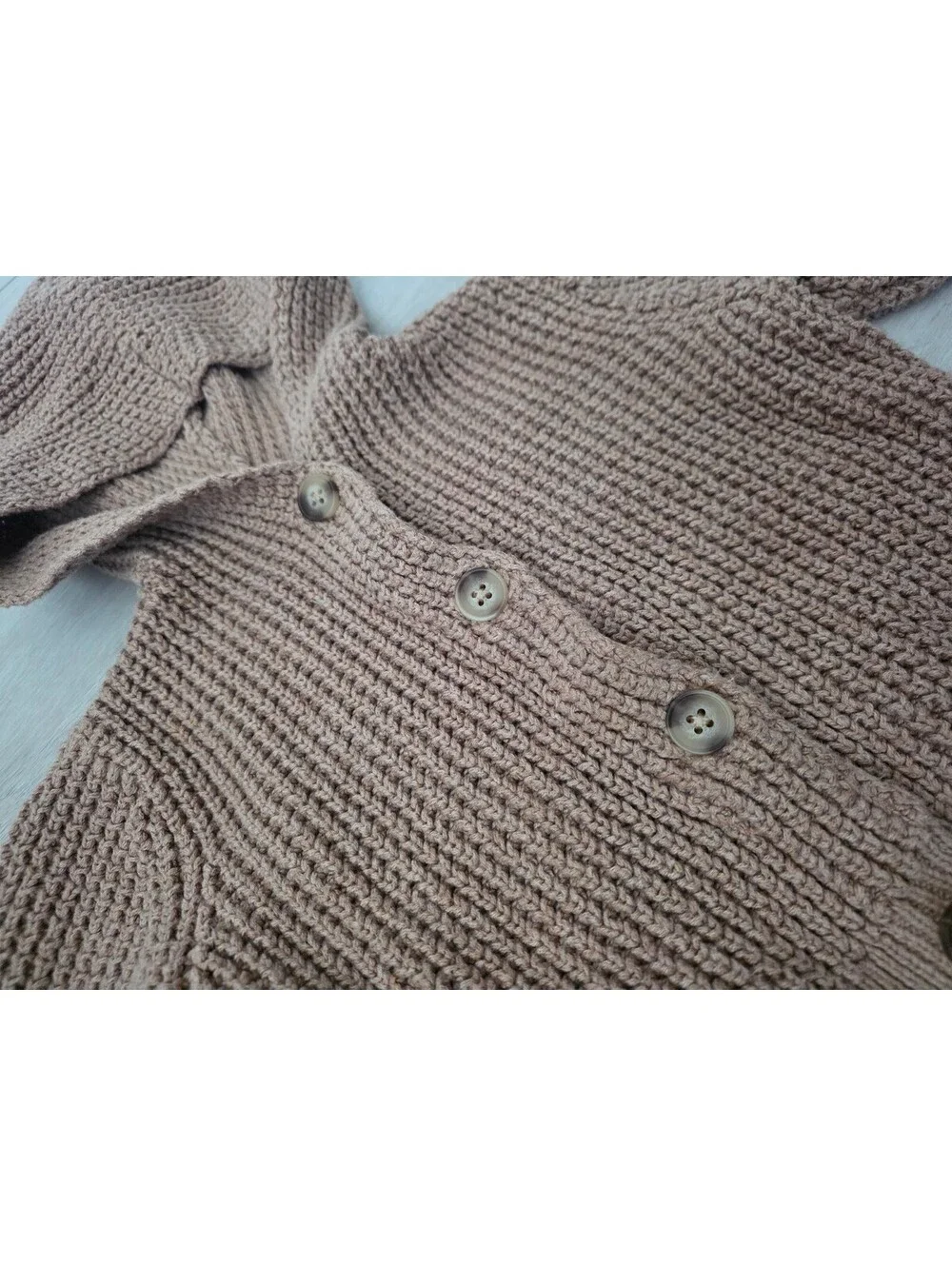 Baby Old Navy hooded knit sweater size 12-18 m